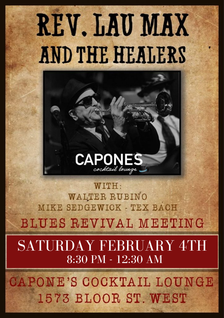 Live Blues: Featuring Rev. Lau Max & The Healers