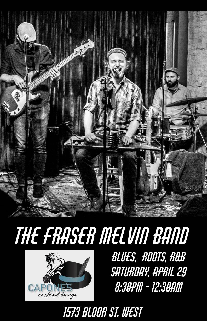 LIVE BLUES: The Fraser Melvin Band