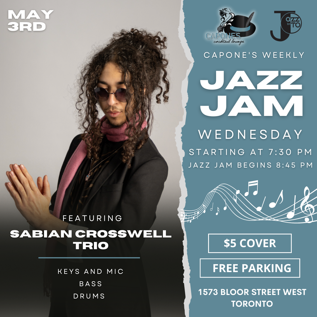 Live Jazz: The Sabian Crosswell Trio